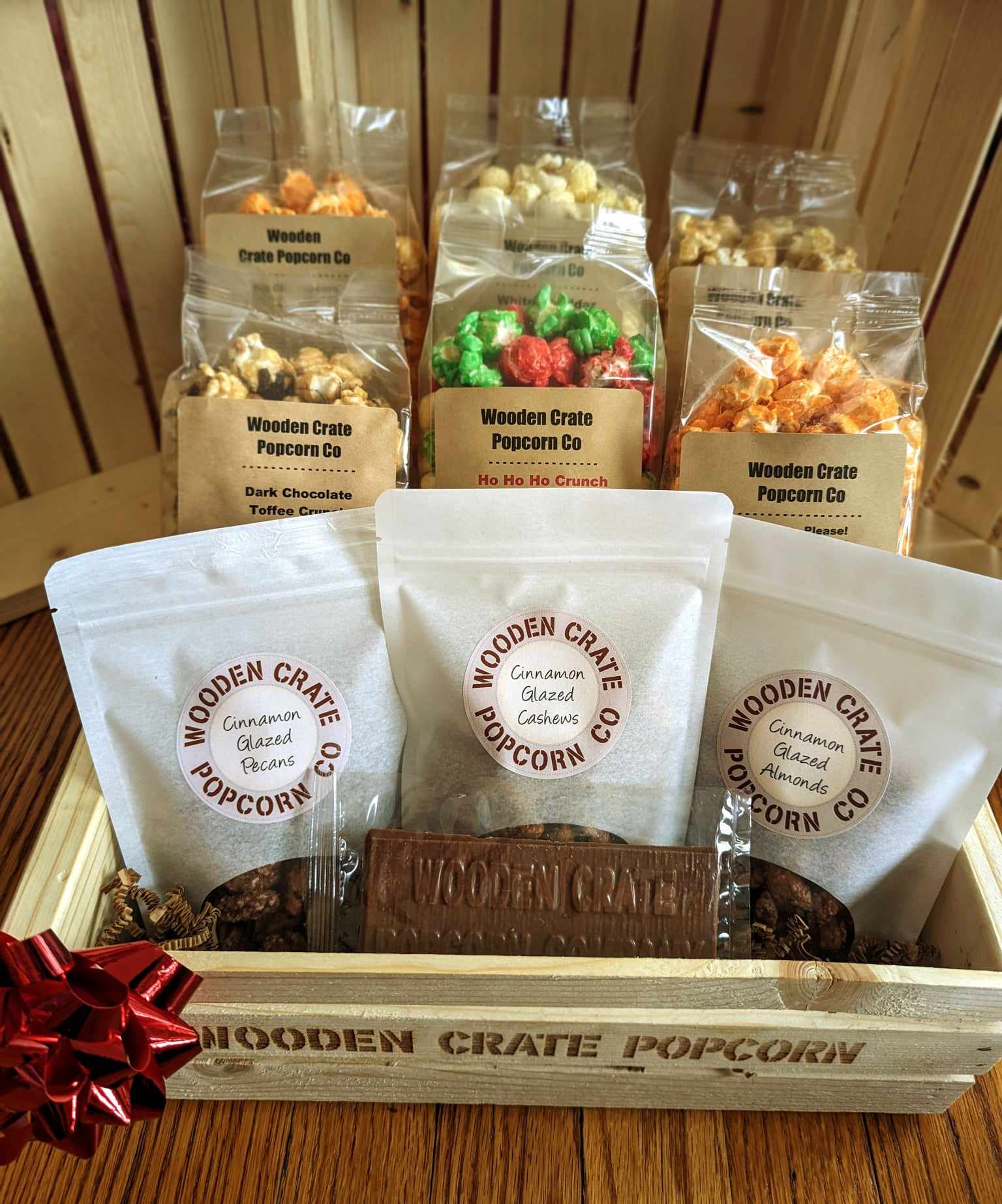 Large Gift Crate Wooden Crate Popcorn Company
