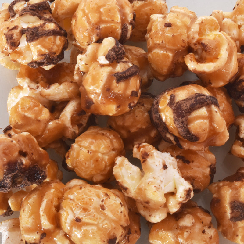 Dark Chocolate Toffee Crunch Popcorn